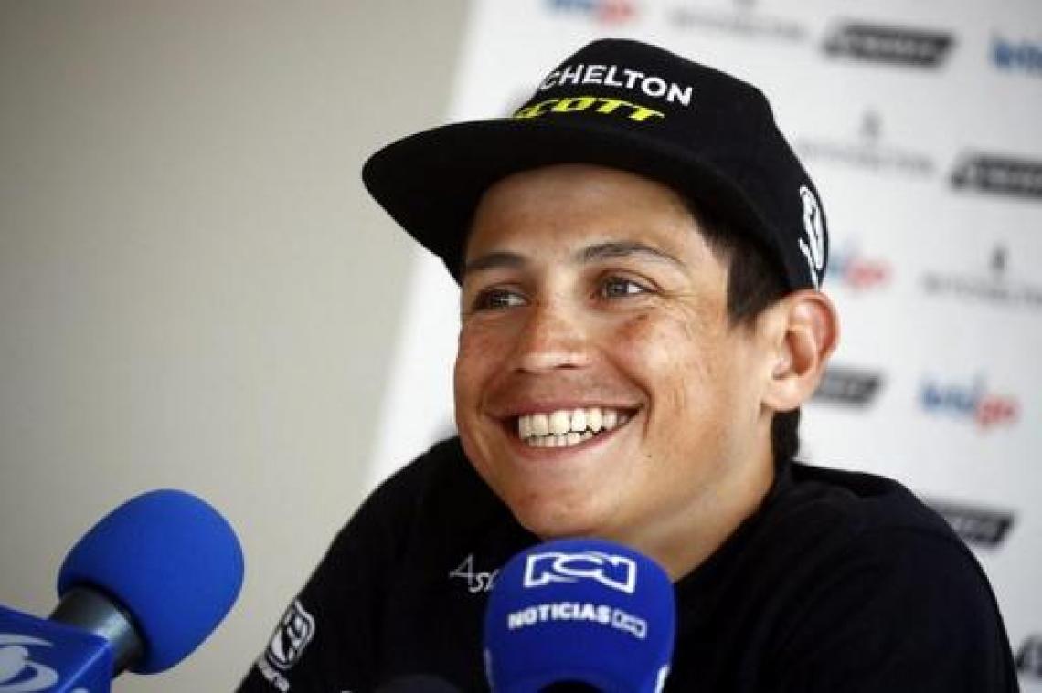 Colombiaan Chaves (Mitchelton-SCOTT) raakt niet op tijd klaar en geeft forfait