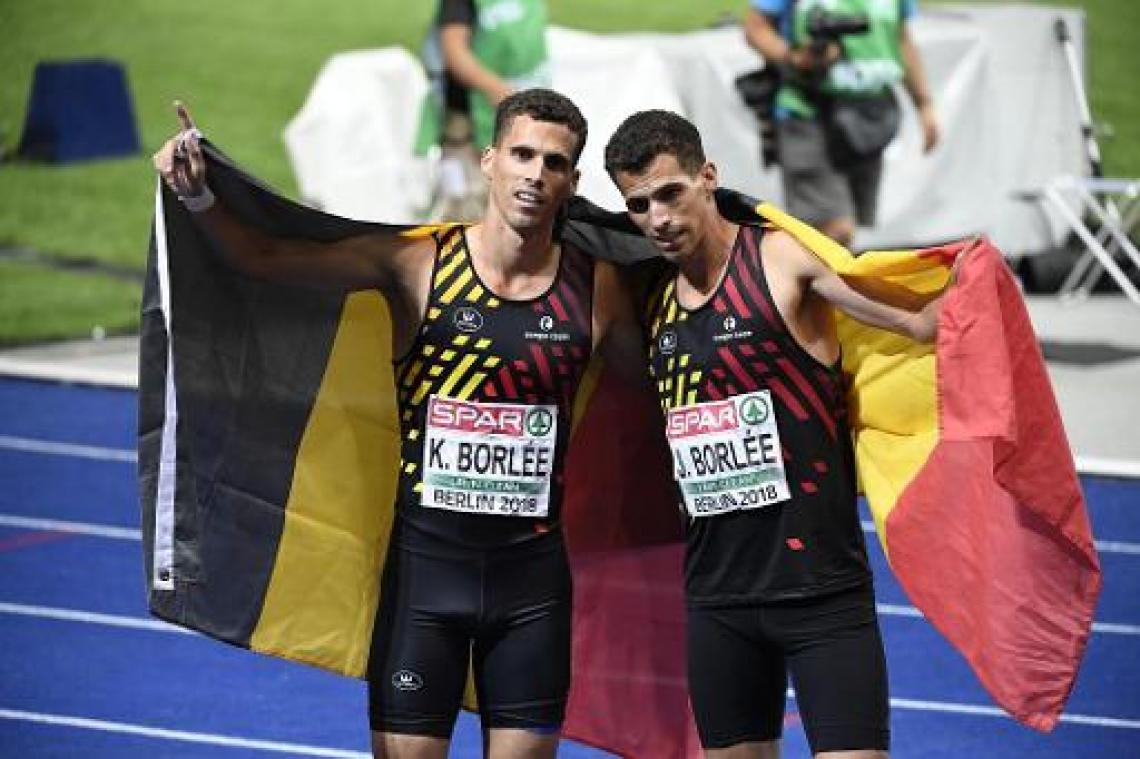EK atletiek - Tweelingbroers Borlée pakken zilver en brons op 400 meter