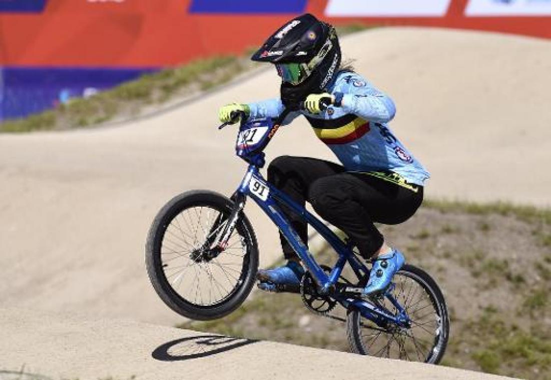Elke Vanhoof grijpt naast BMX-finale