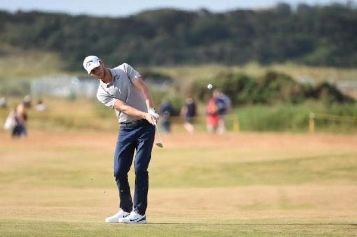 US Championship golf - Thomas Pieters moet tien plaatsen inleveren na derde ronde