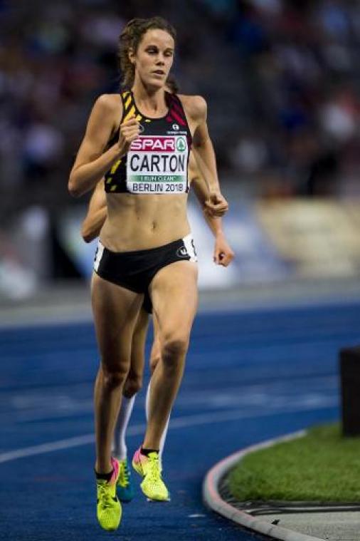 EK atletiek - Louise Carton schuift plaats op na diskwalificatie Salpeter