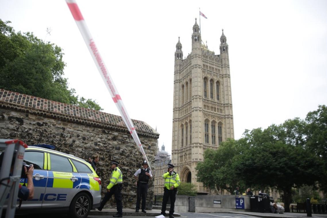 Auto rijdt in op Brits parlement: bestuurder verdacht van "terreurdaad"