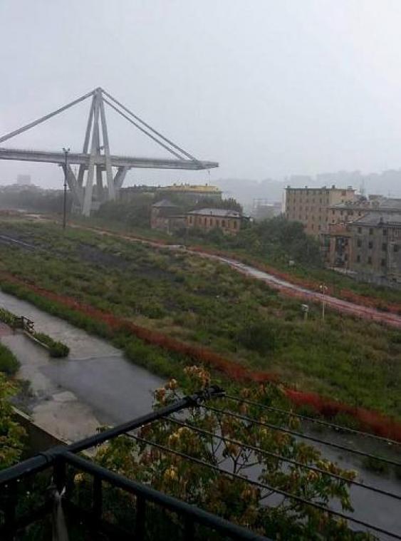 "Zeker twintig doden" door ingestorte snelwegbrug in Genua