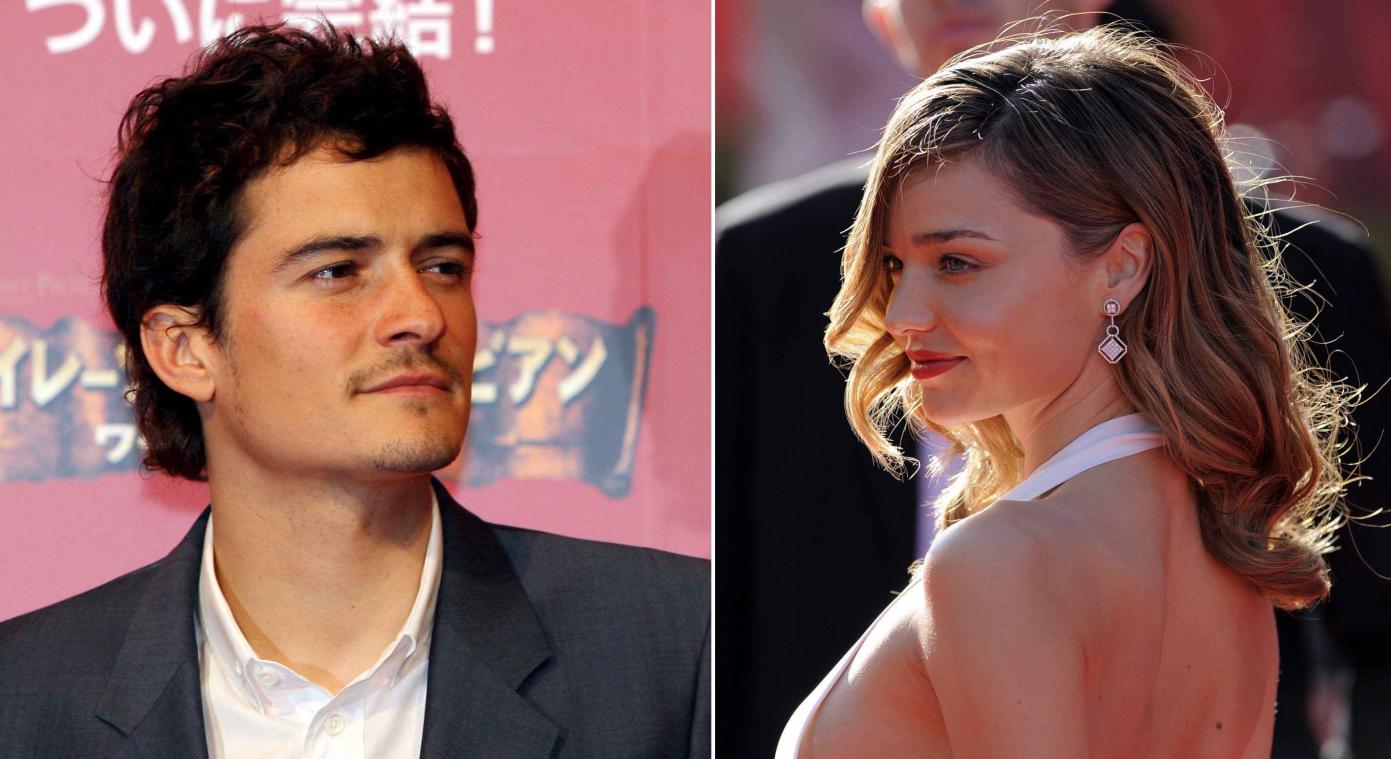 Miranda Kerr woest op tortelduifjes Orlando Bloom en Katy Perry