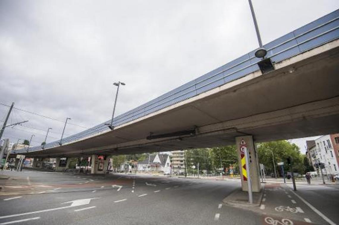 Hermann-Debrouxviaduct in Brussel vertoont geen stabiliteitsrisico