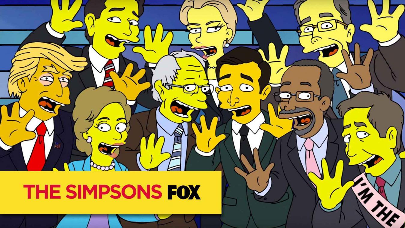 Homer Simpson sust Marge na haar politieke nachtmerrie
