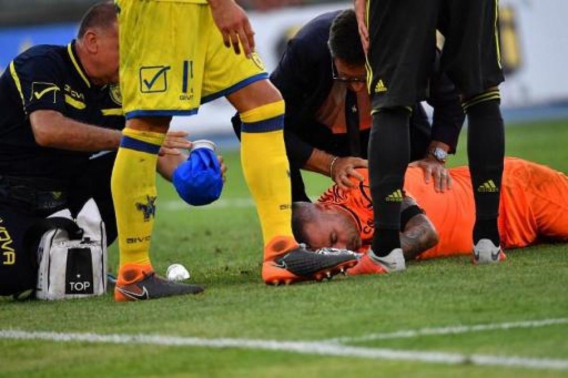 Serie A - Gebroken neus en whiplash na botsing met Ronaldo