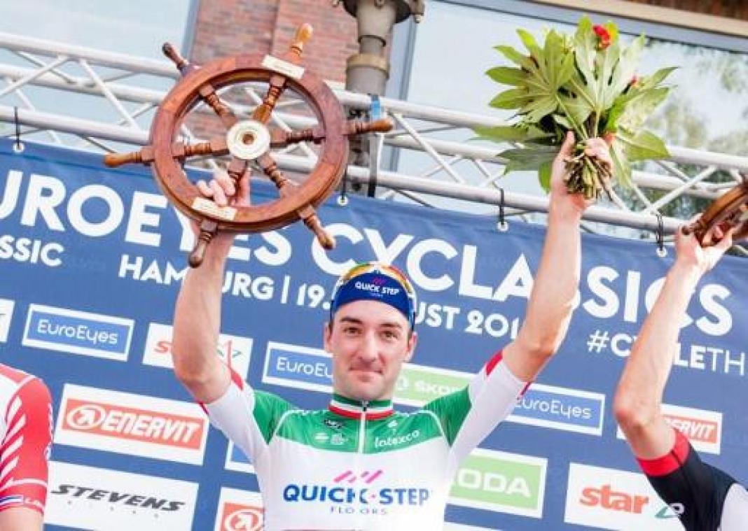 Cyclassics Hamburg - Viviani blij met eerste zege in Italiaanse driekleur