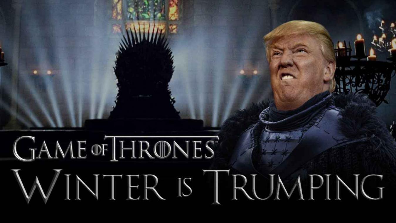 Parodie Trump en Game of Thrones: 'Winter is Trumping'