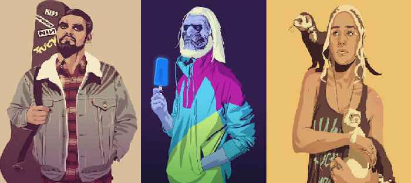 Zo zagen onze favoriete Game of Thrones personages er uit in de eighties