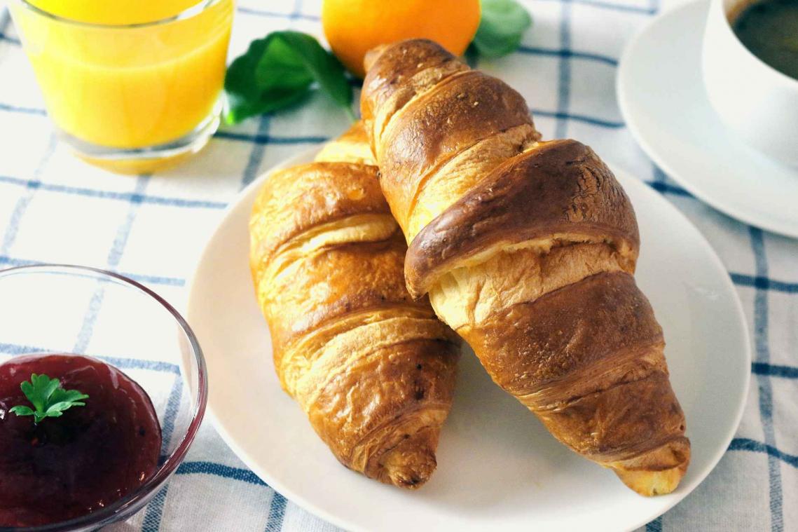 Britten eten liever rechte croissant