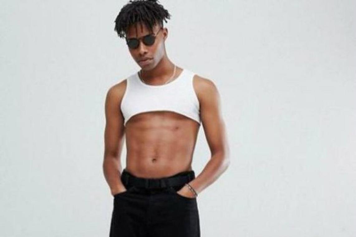 ASOS brengt extreme crop top voor mannen op de markt