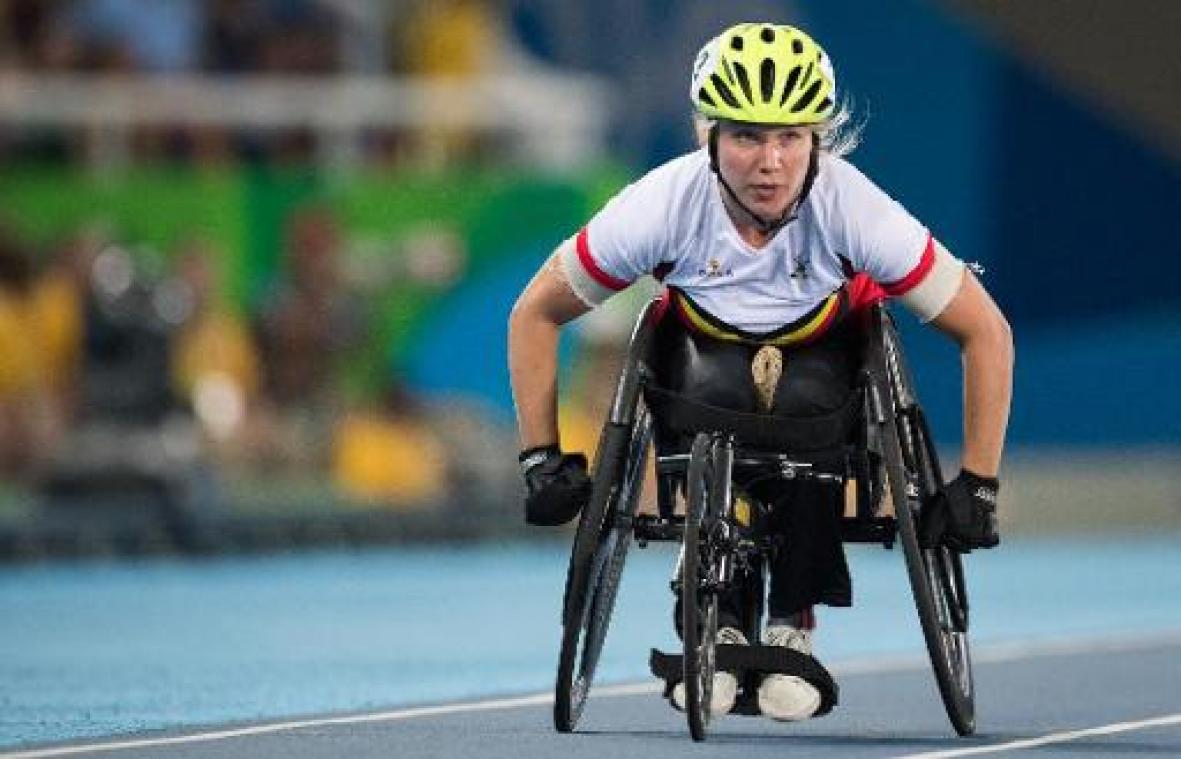 EK para-atletiek - Brons voor Joyce Lefevre in 100 meter rolstoelsprint