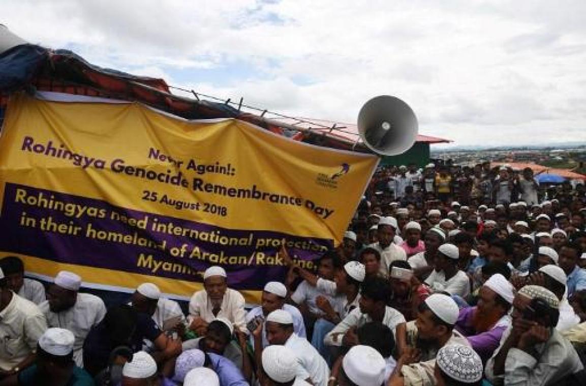 Duizenden Rohingya eisen jaar na vlucht uit Myanmar gerechtigheid