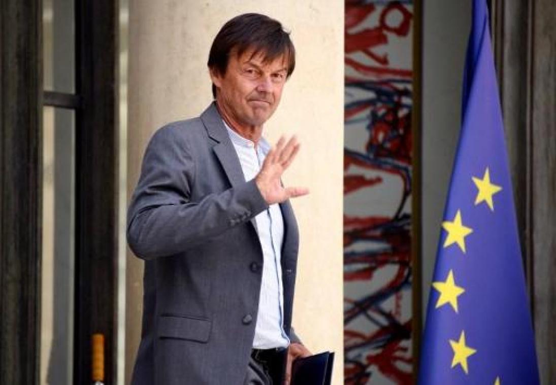 Minister van Ecologische Transitie Nicolas Hulot stapt op uit Franse regering