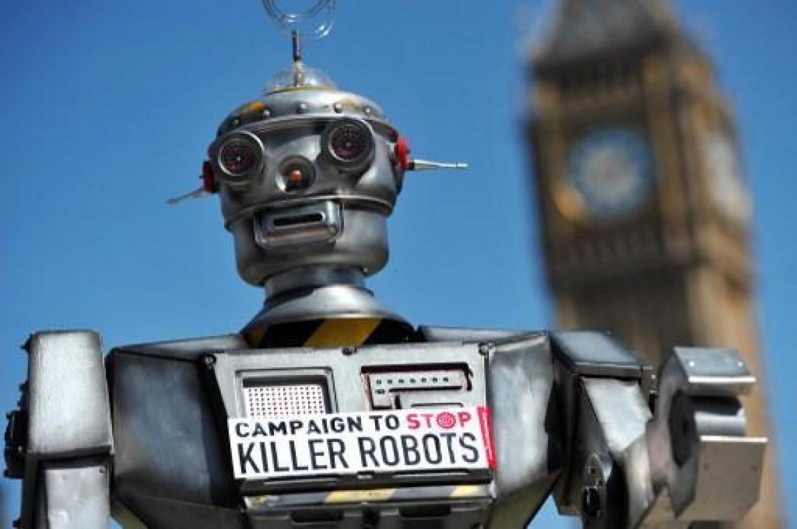 "Belgische diplomatie weigert verbod op killer robots te steunen"