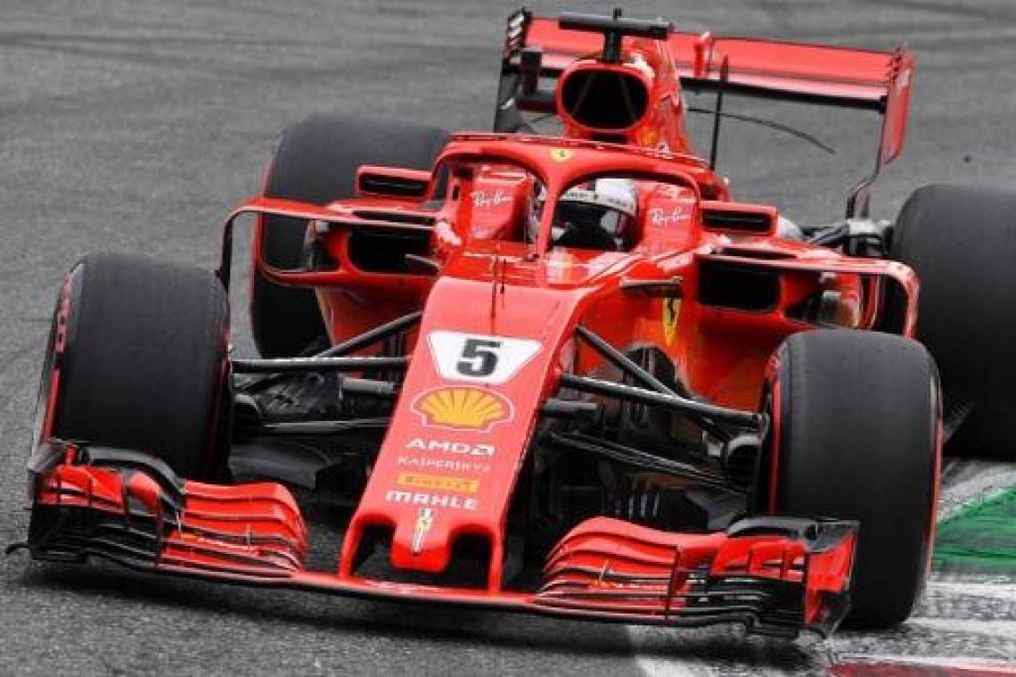 Vettel is de snelste in tweede vrije oefenritten, Vandoorne wordt laatste