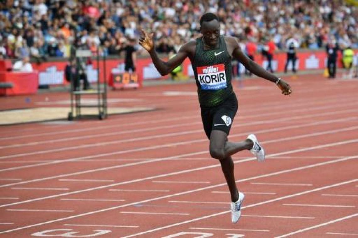 Memorial Van Damme - Korir duldt geen tegenstand op 800m, Crestan zevende