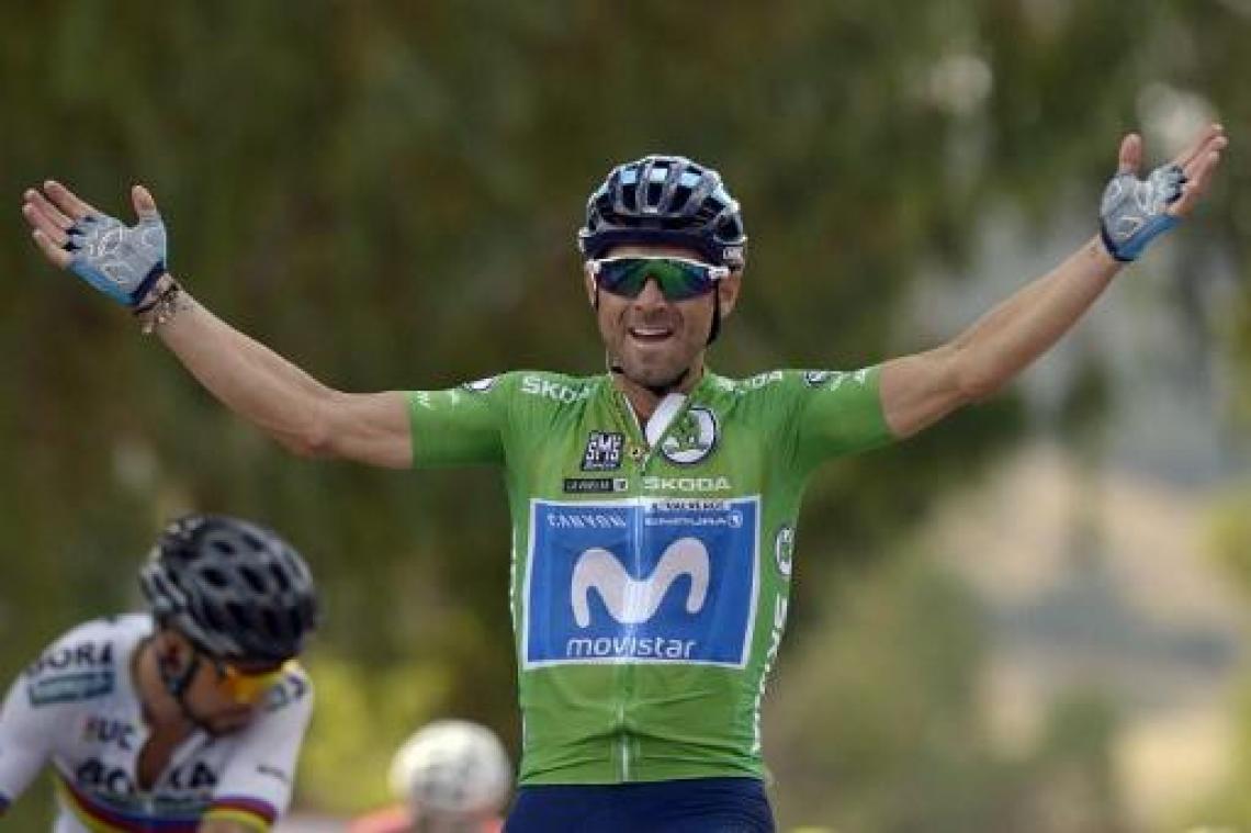 Alejandro Valverde wint 8e rit, Rudy Molard blijft leider