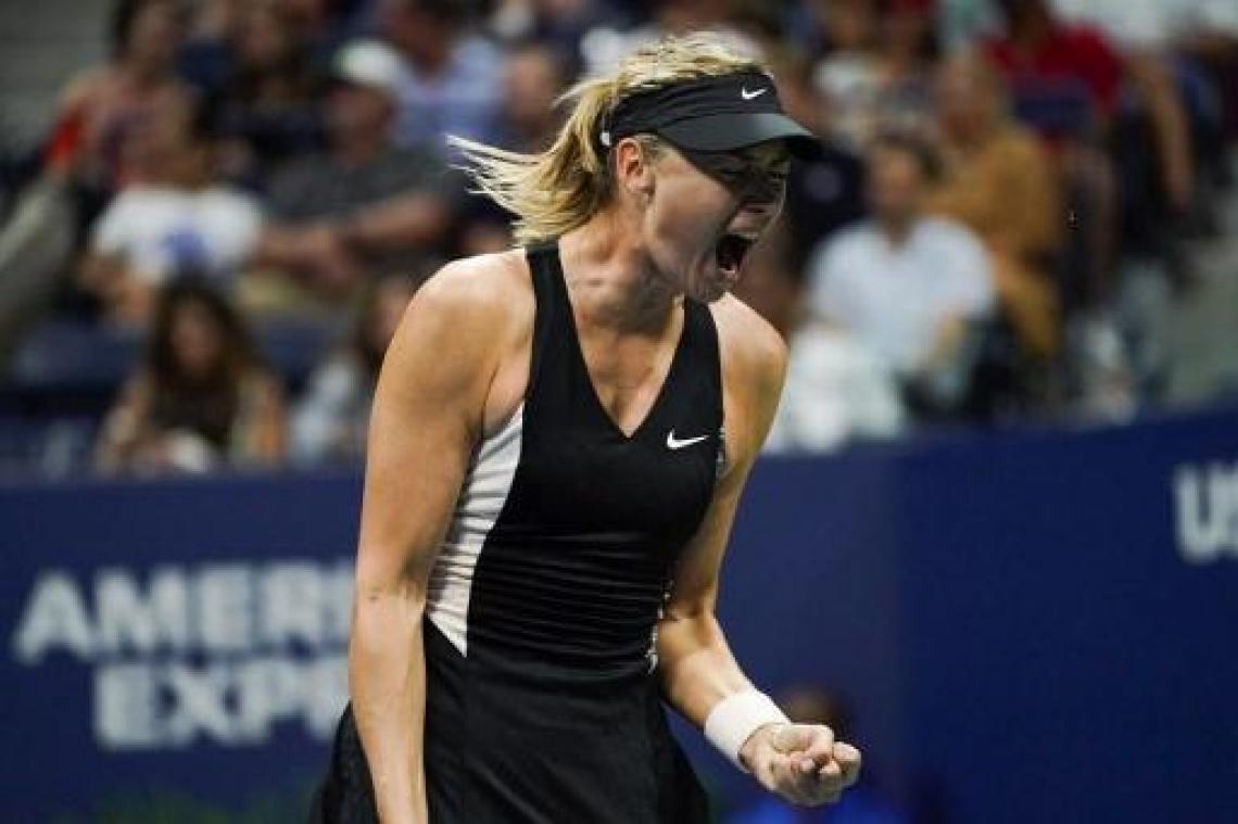 US Open - Sharapova voorbij Ostapenko naar achtste finales