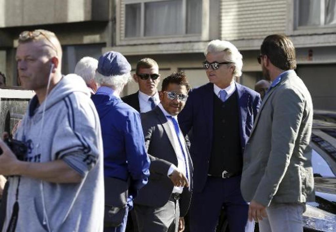 Bezoek Wilders aan Antwerpen verloopt zonder incidenten