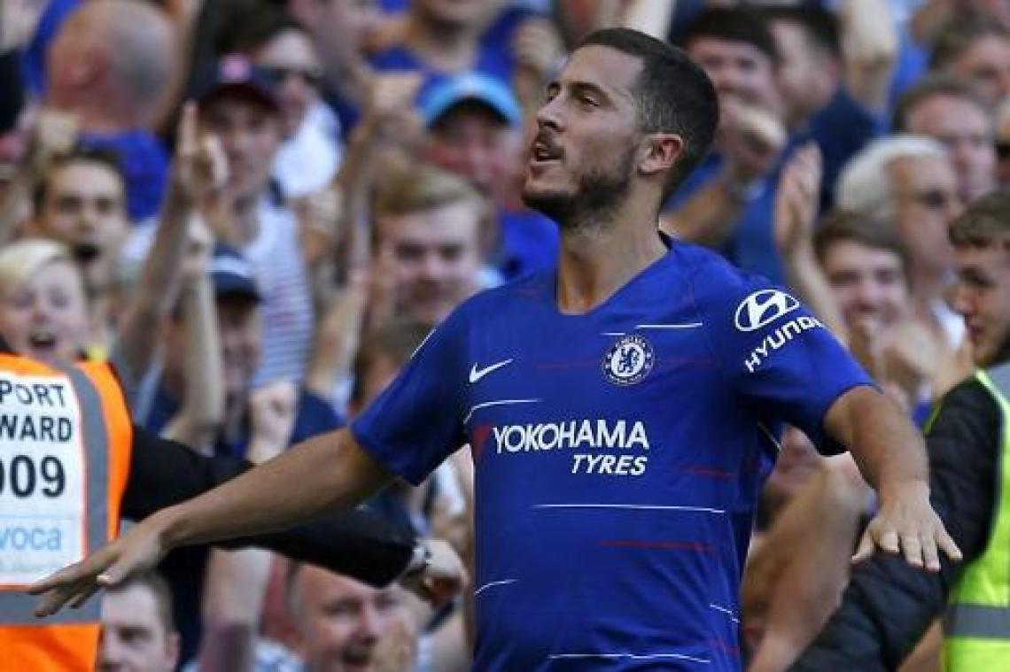 Eden Hazard, Kevin De Bruyne en Roberto Martinez grijpen naast trofee