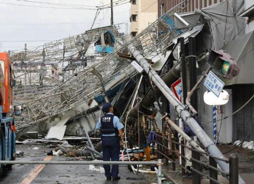 Tyfoon eist al 3 doden en 160 gewonden in Japan