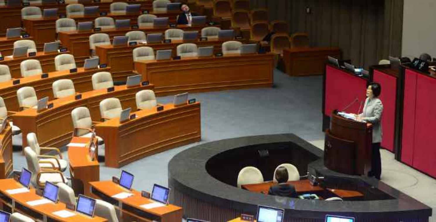 Wereldrecord filibusteren gebroken in Zuid-Korea