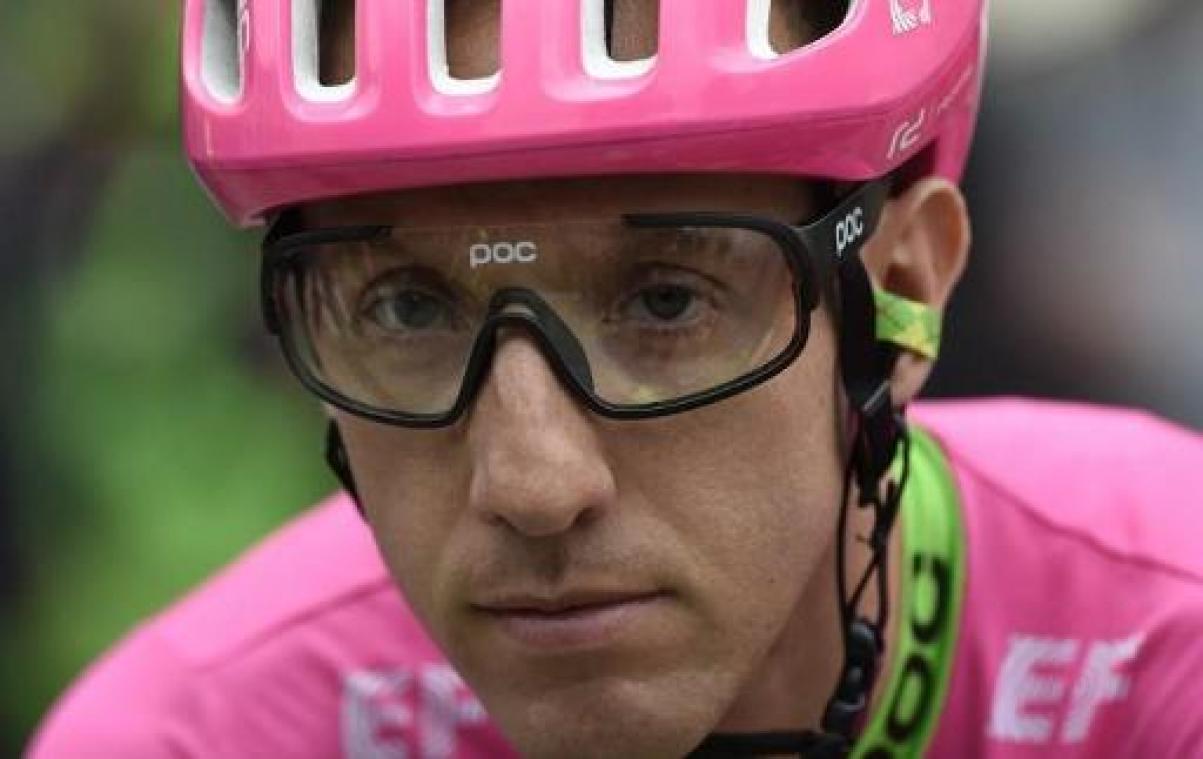 Canadees Woods houdt Dylan Teuns van zege, Simon Yates blijft leider