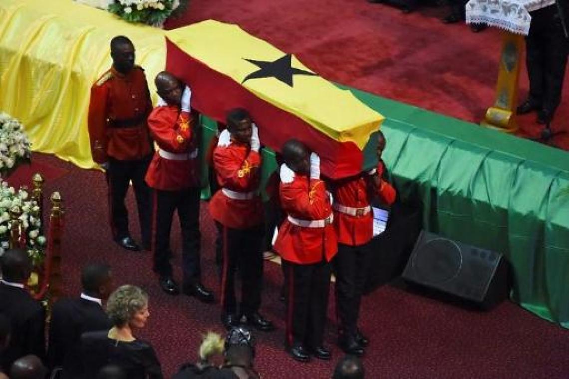 Kofi Annan begraven in thuisland Ghana
