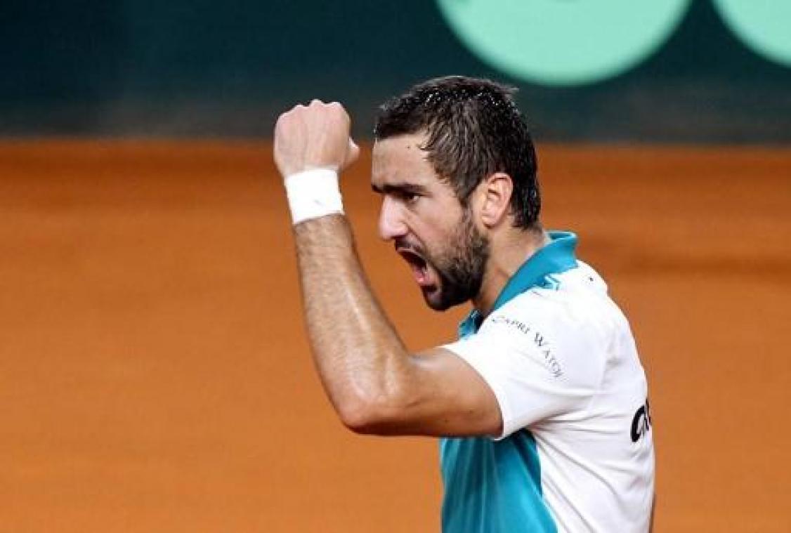 Marin Cilic zet Kroaten op rozen tegen Verenigde Staten in Davis Cup