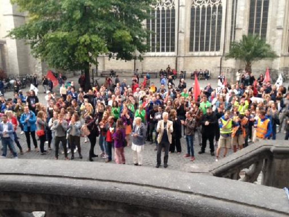 Schild & Vrienden - 250 betogers in Leuven tegen discriminatie, racisme en seksisme
