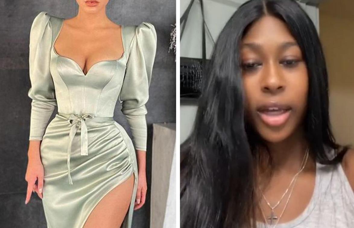 Vrouw bestelt elegante jurk online, maar het resultaat is om te janken! (video)