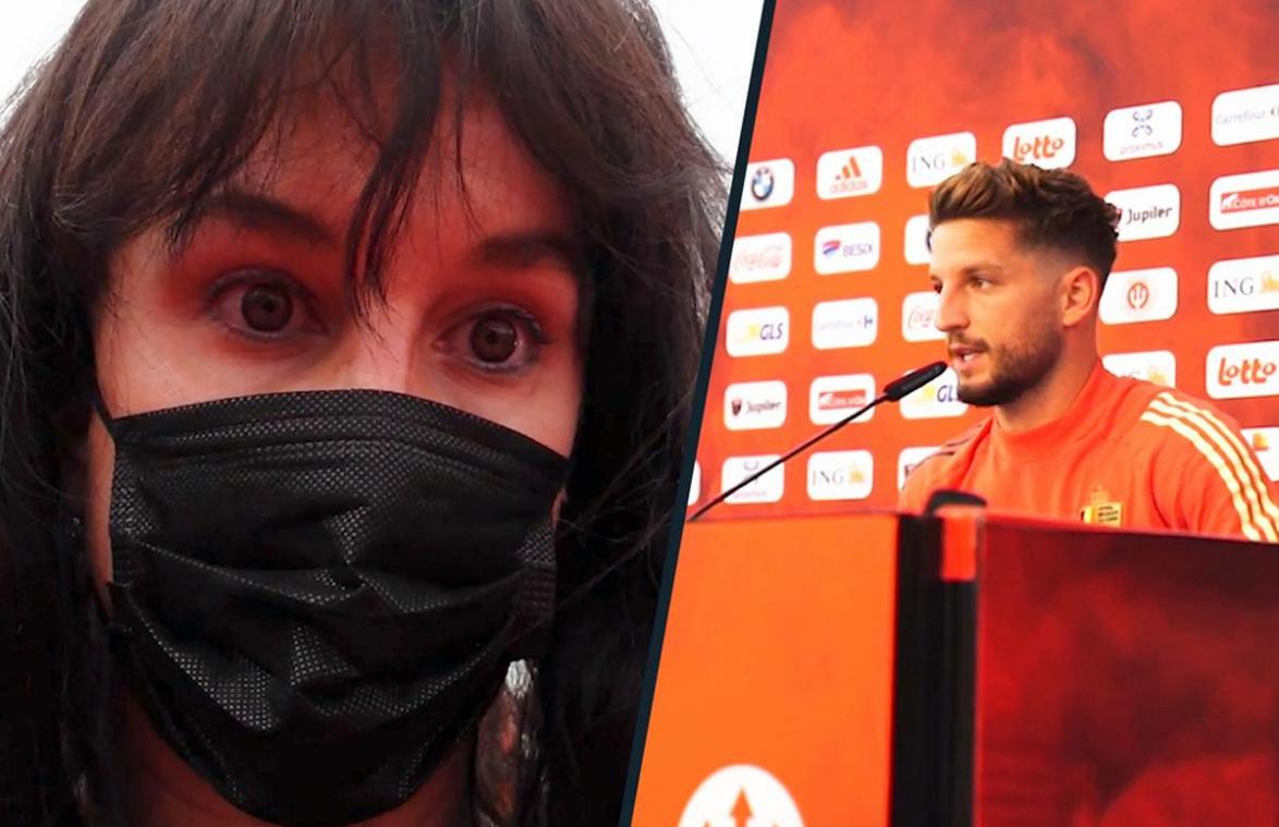 Onherkenbare Kat Kerkhofs neemt Dries Mertens beet tijdens persconferentie: «Ik ging echt bijna wenen» (video)