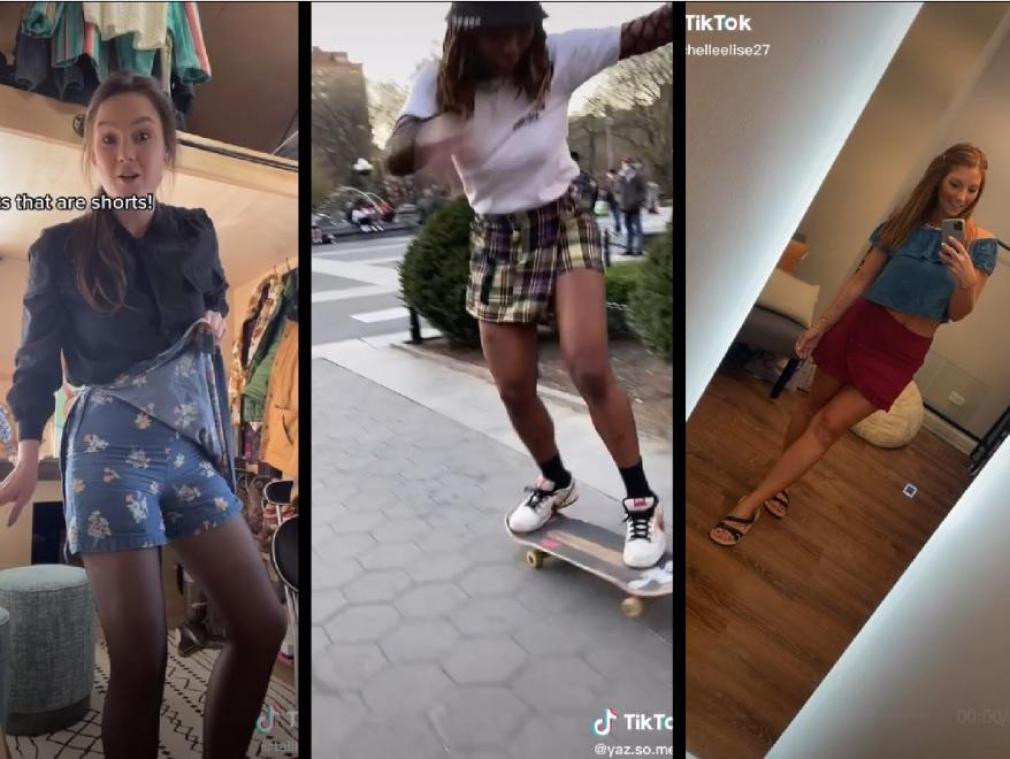 Millennials zijn boos: het shortrokje is terug