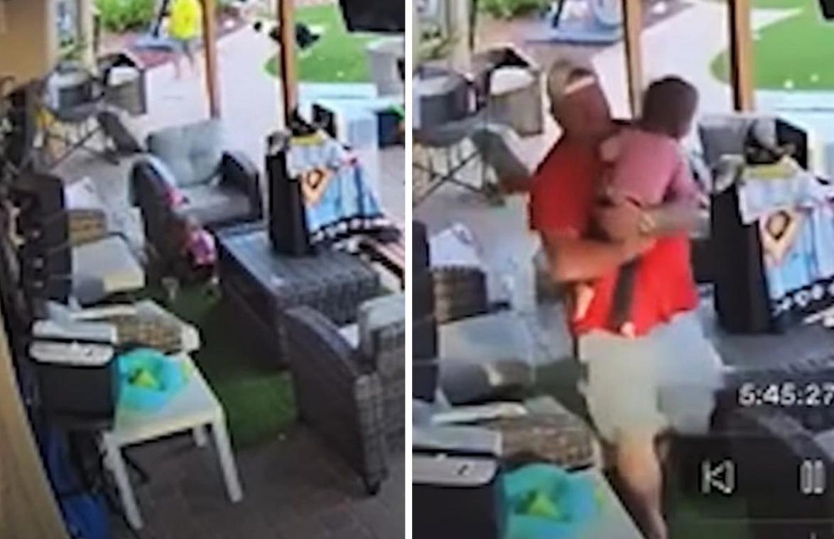 Vader ziet dochtertje met iets spelen, maar wanneer hij beseft wat het is: PANIEK! (video)