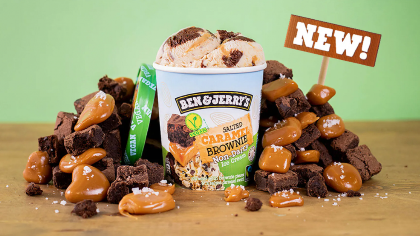 Vegans opgelet: Ben & Jerry’s lanceert nieuwe plantaardige smaak