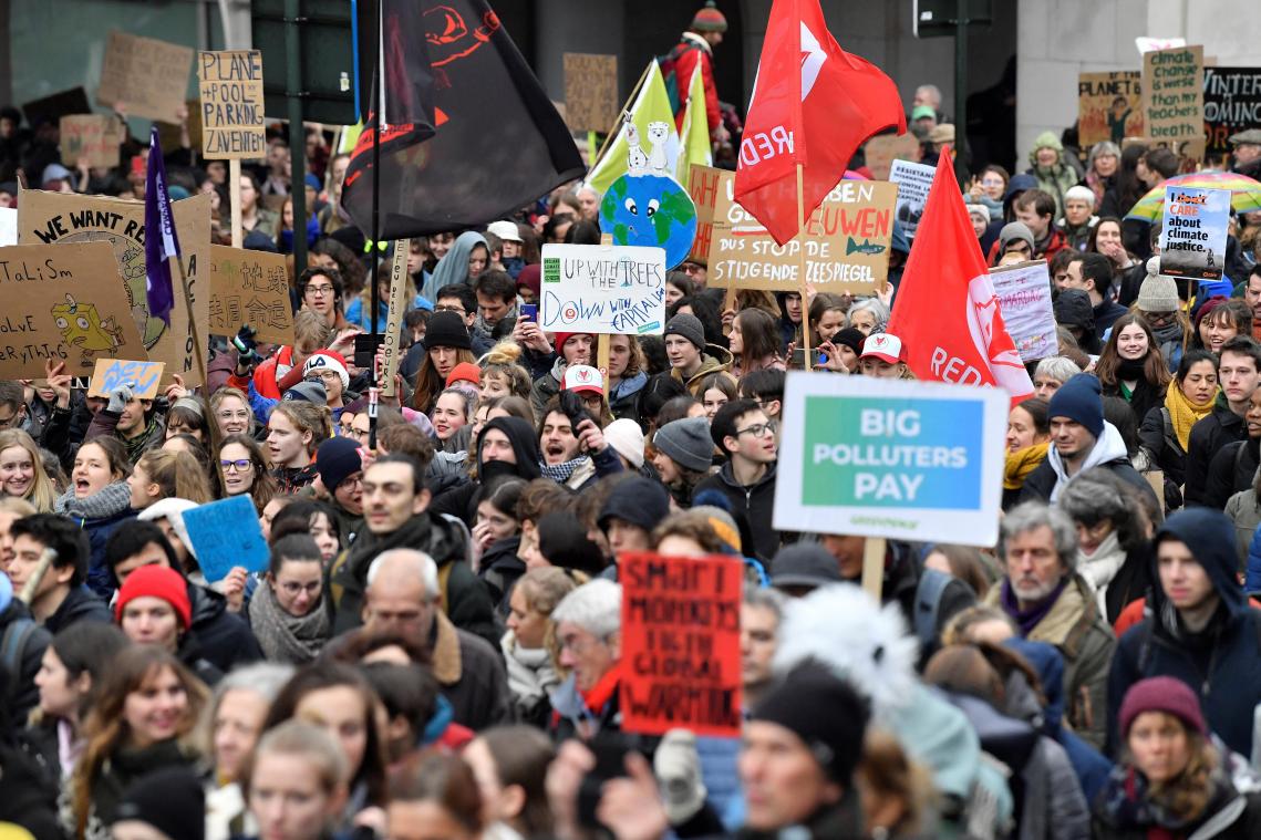 Ga voordelig naar de klimaatmars van 10 oktober met NMBS en MIVB