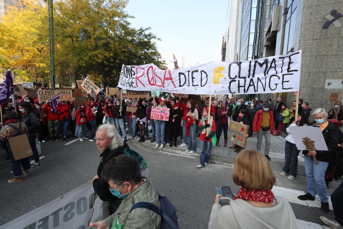 De klimaatmarsen zijn terug: minstens 25.000 deelnemers in Brussel