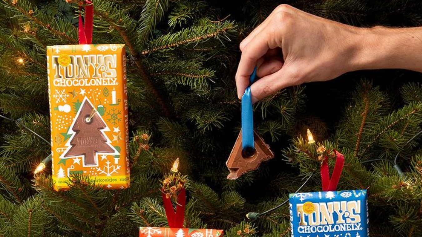 Wil je proeven: Tony’s Chocolonely’s nieuwe kerstreep