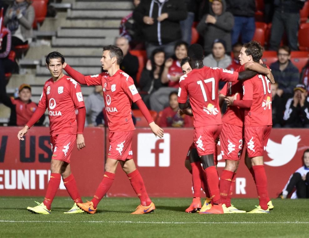 (Ex-)spelers van Adelaide United. Josh Cavallo staat er niet bij.