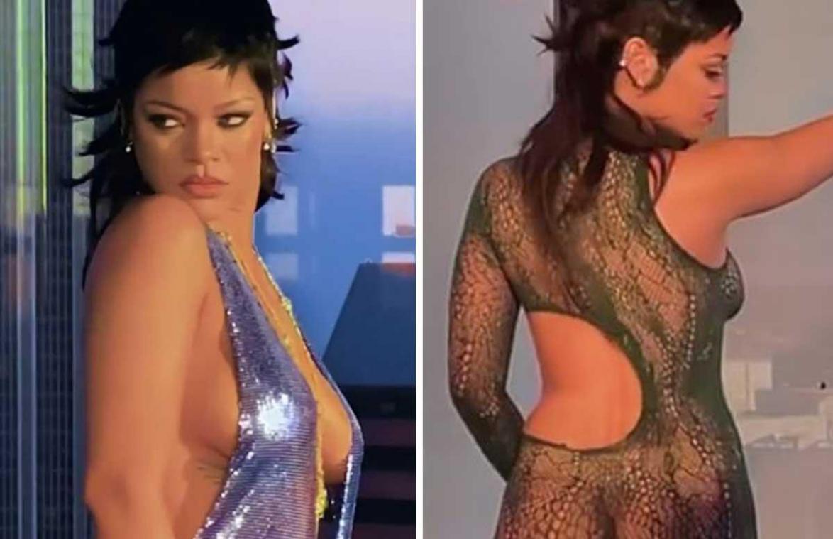 Rihanna draagt weinig verhullende lingerie in gewaagd promofilmpje (video)