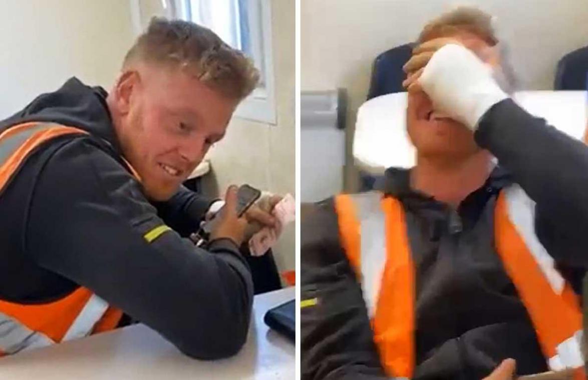 Moment waarop man te horen krijgt dat hij plots miljonair is, gaat viraal (video)