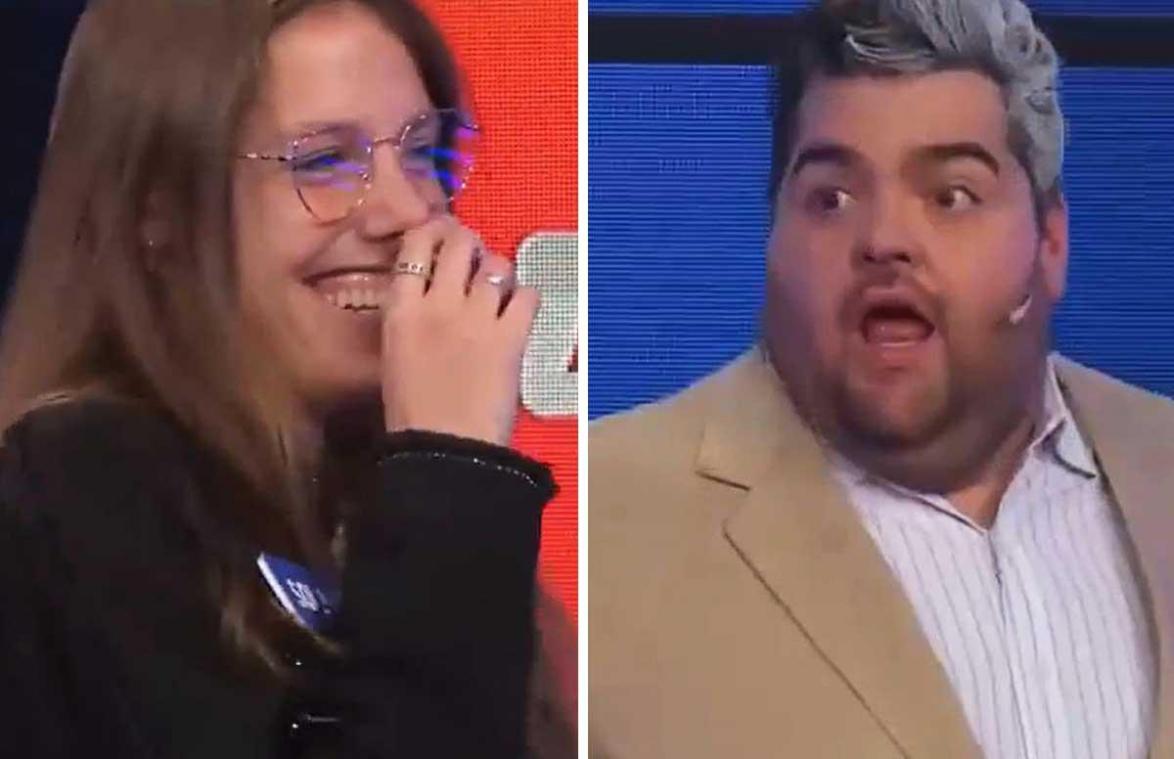 Presentator van spelprogramma gechoqueerd door opvallende lach van kandidate: «Wat is dat?!» (video)