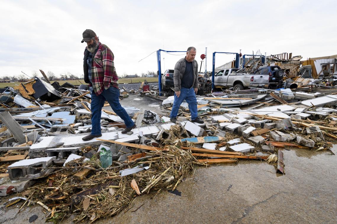Al zeker 83 doden bij tornado’s in VS: «één van de ergste tornado’s in geschiedenis»