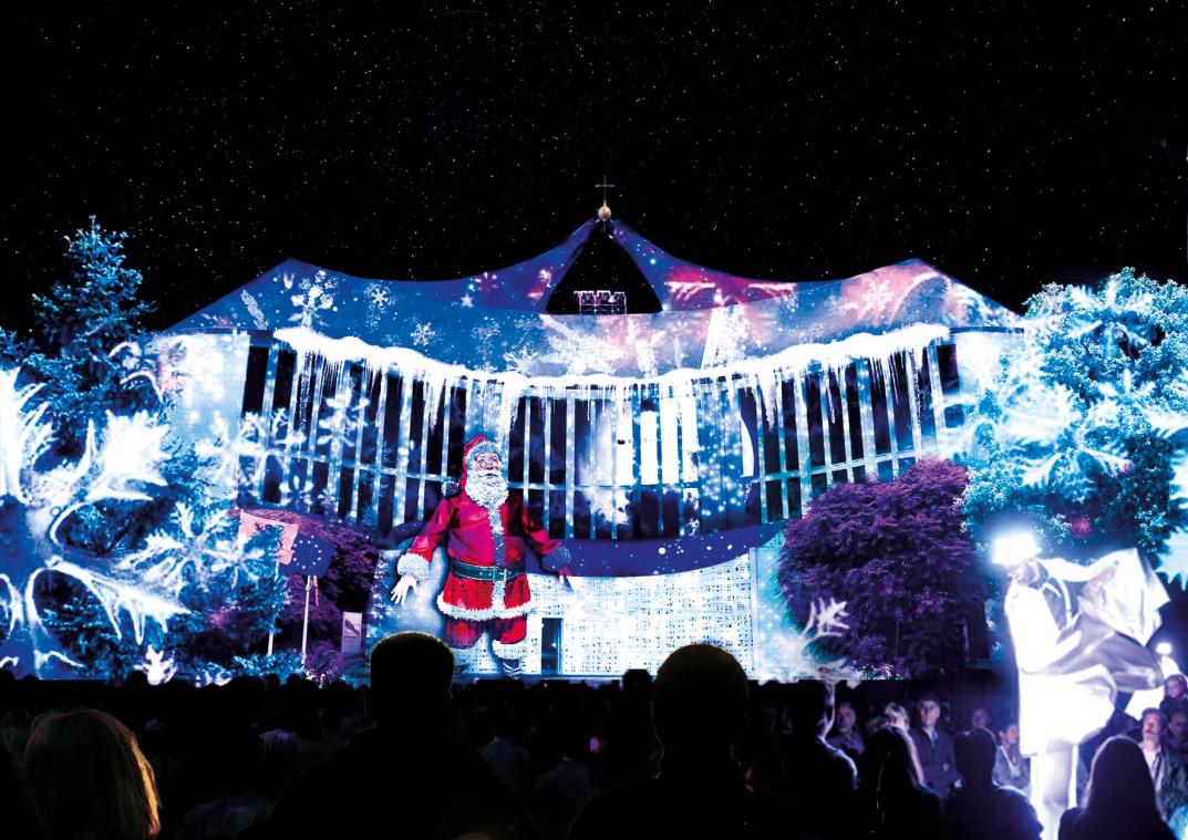 Dit spektakel aan de kust verlicht de kerstvakantie