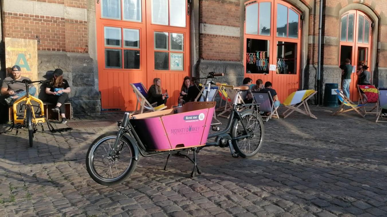 Duurzaam transport. Je kan tegenwoordig ook een cargofiets huren in Brussel
