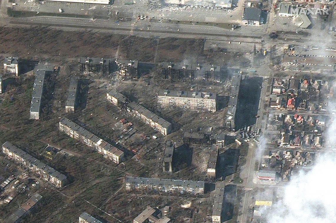 «Marioepol is verwoest zoals Aleppo en Guernica»