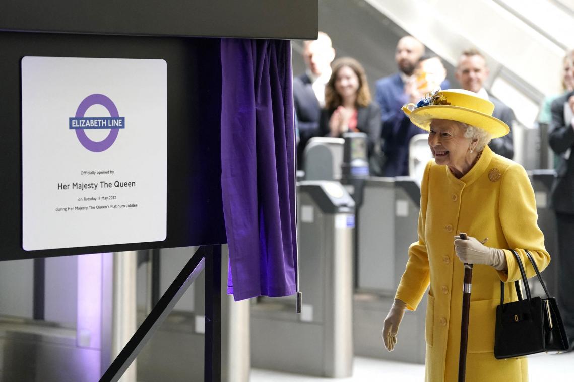 Britse koningin krijgt eigen Elizabeth-treinlijn in Londen