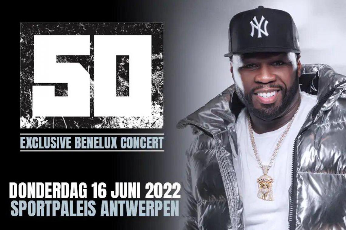 WEDSTRIJD: Win tickets voor het concert van 50 CENT op 16 juni in het Sportpaleis Antwerpen